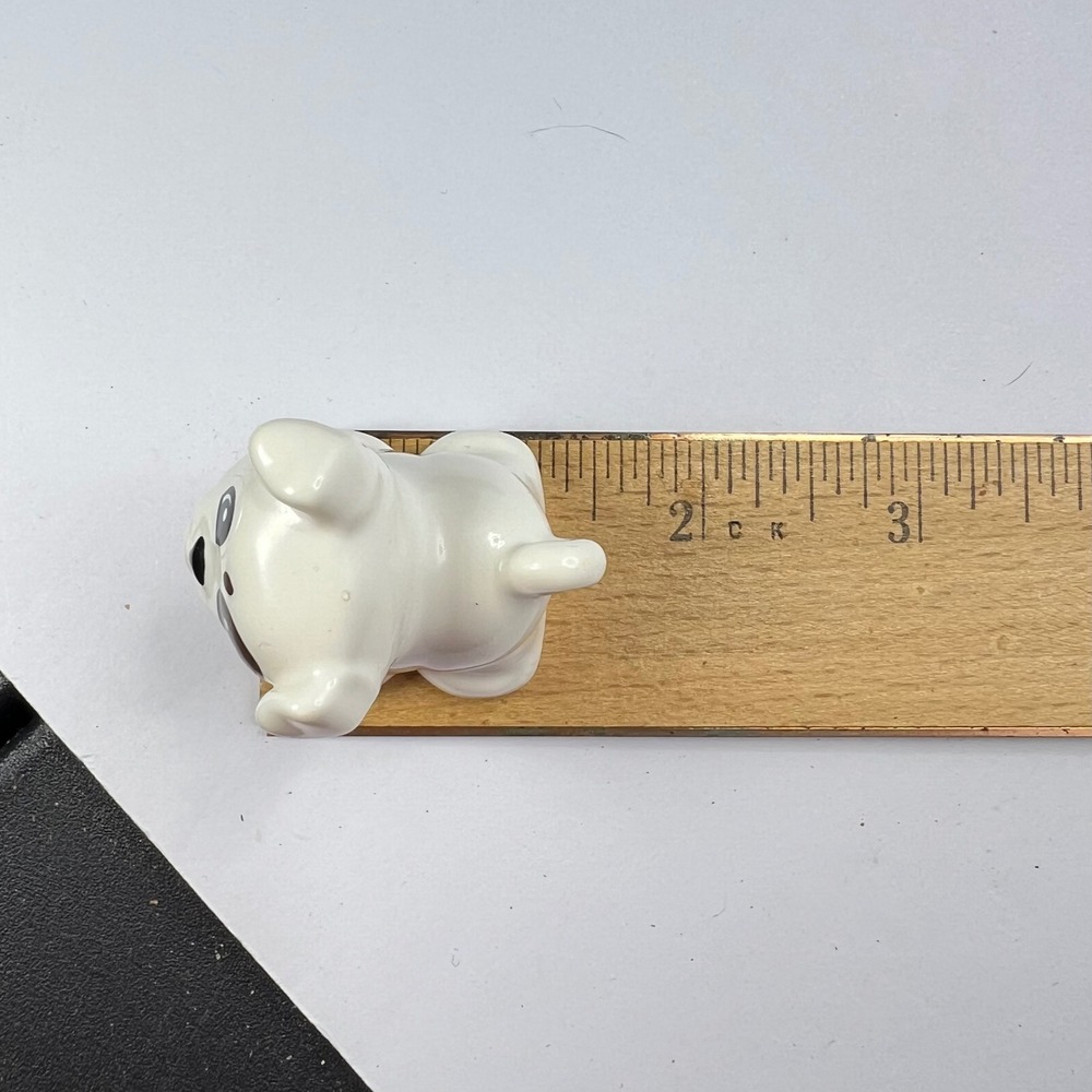 LEGO Duplo White Dog Puppy with Brown Eye Patch Kids One Size Animal Figure Toy - Picture 7 of 7